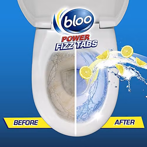 Bloo Power Fizz Tabs Anti-Limescale Drain Deep Cleaning Lemon, 8 x 25g – 4