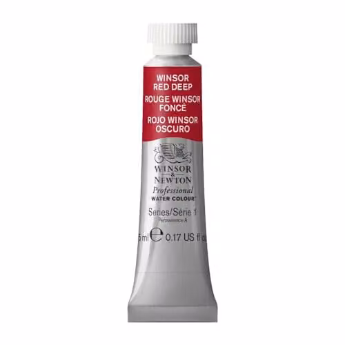 Winsor & Newton Professional Watercolour Paint, Deep Red, 5 ml – 2