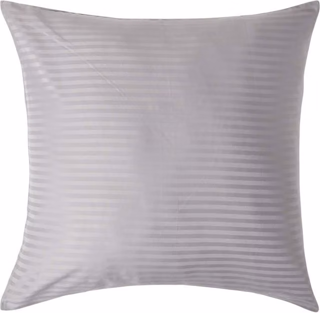Homescapes Grey Combed Cotton Percale Housewife Pillowcase, W: 80 cm