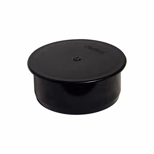 FloPlast Black Plastic 110mm Soil Socket Plug