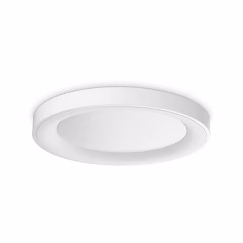 Netlighting Planet Integrated LED Semi Flush Ceiling Light, White, 2600Lm, 3000K Warm White