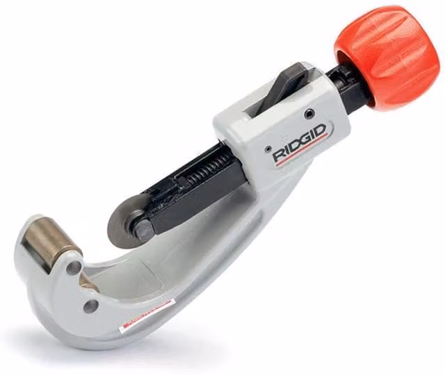 RIDGID 156-Pe Quick-Acting Tubing Cutter for Polyethylene Pipe, 160mm Capacity, Grey