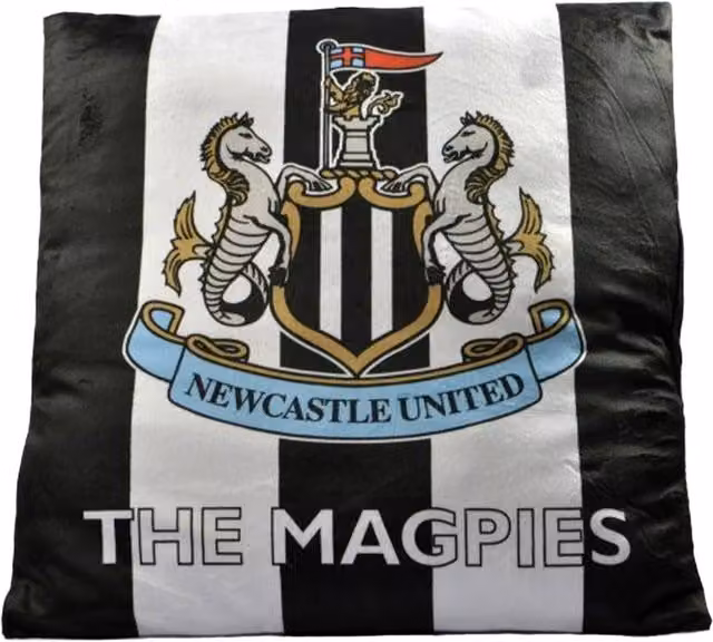 Newcastle United FC St James Park Stadium Filled Cushion, Black, 40 x 40 cm