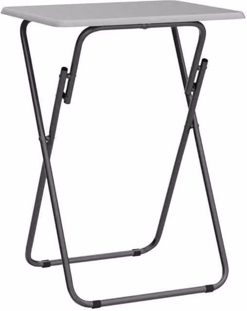 FLAVORA Grey Folding Wooden Garden Snack Table – 1