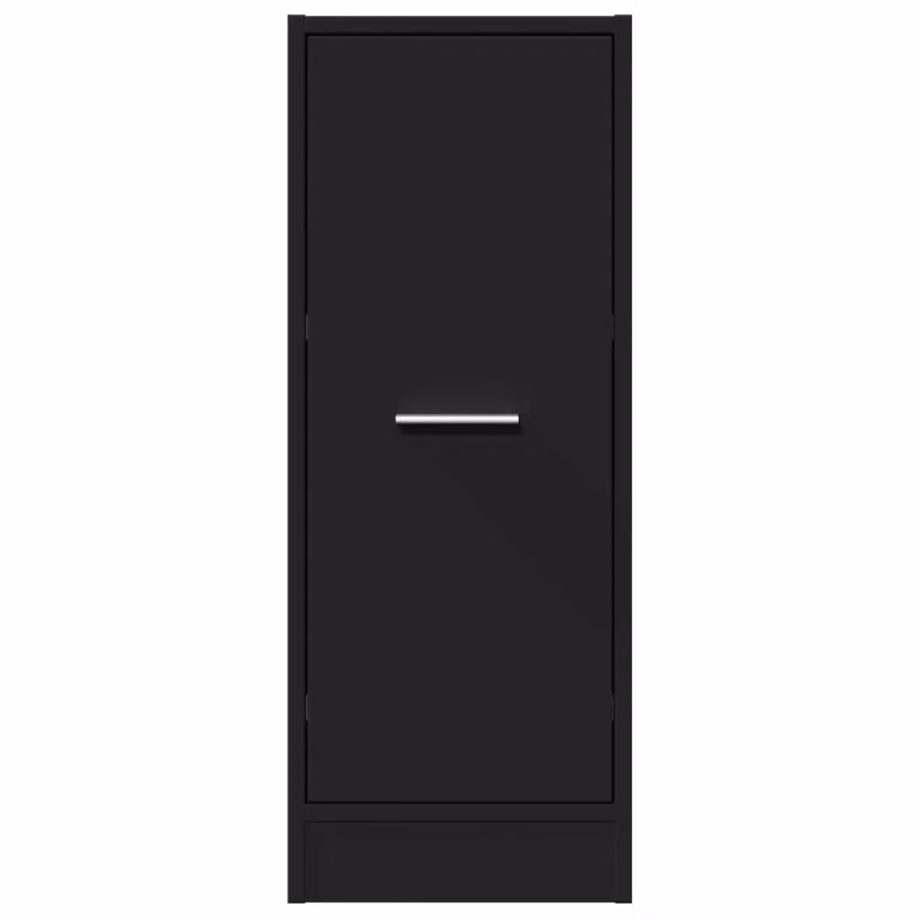 Berkfield Home Apothecary Cabinet in Black, W: 30 cm, D: 41 cm, H: 77.5 cm – 4
