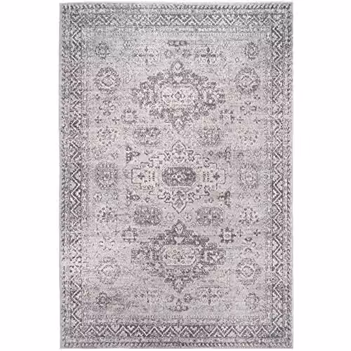 The Rugs Grey Nomad Design Oriental Vintage Area Rug, W: 200 cm, D: 290 cm – 2