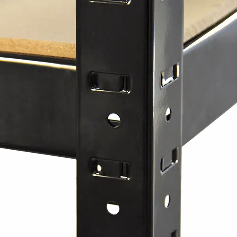Monstershop T-Rax Metal Storage Shelving Unit, Black, W: 90 cm, D: 45 cm, H: 180 cm – 3