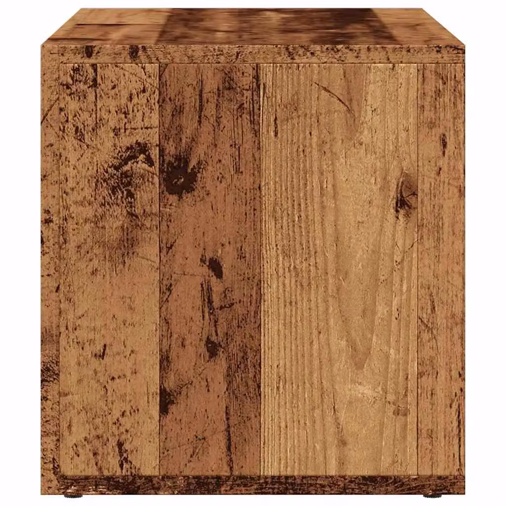 Berkfield Home LP Storage Box in Old Wood Brown, W/D/H: 69.5 x 34 x 36 cm – 4