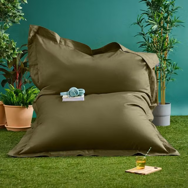 icon Adults Giant Bean Bag Floor Cushion in Green