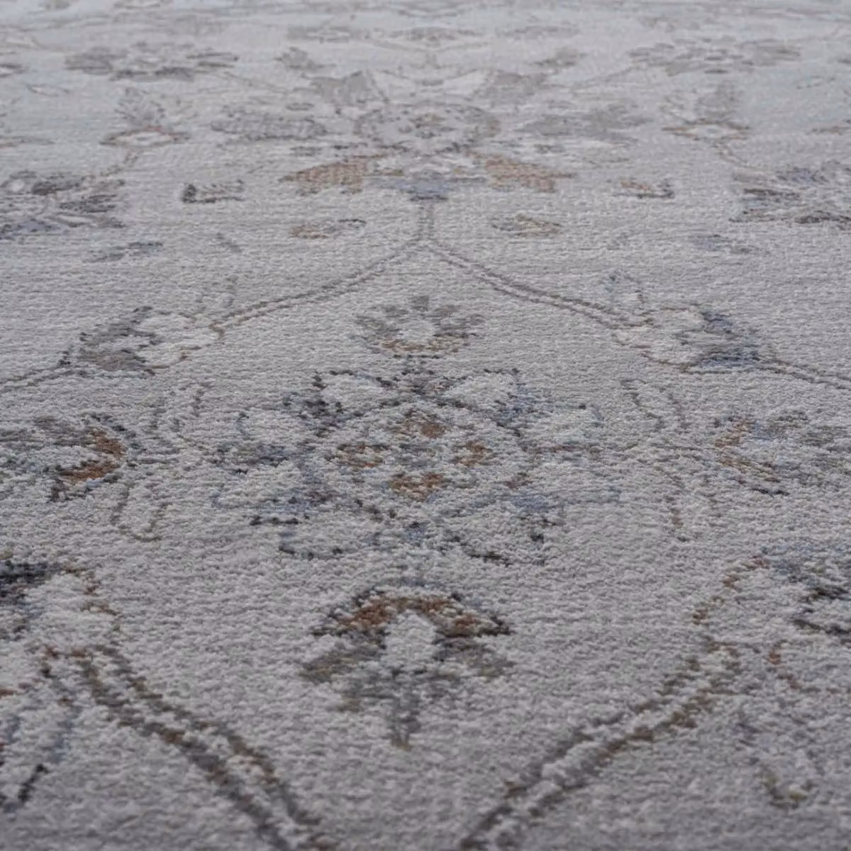 The Rug Shop UK Brown Floral Traditional Easy to Clean Area Rug, W: 200 cm, D: 290 cm – 3