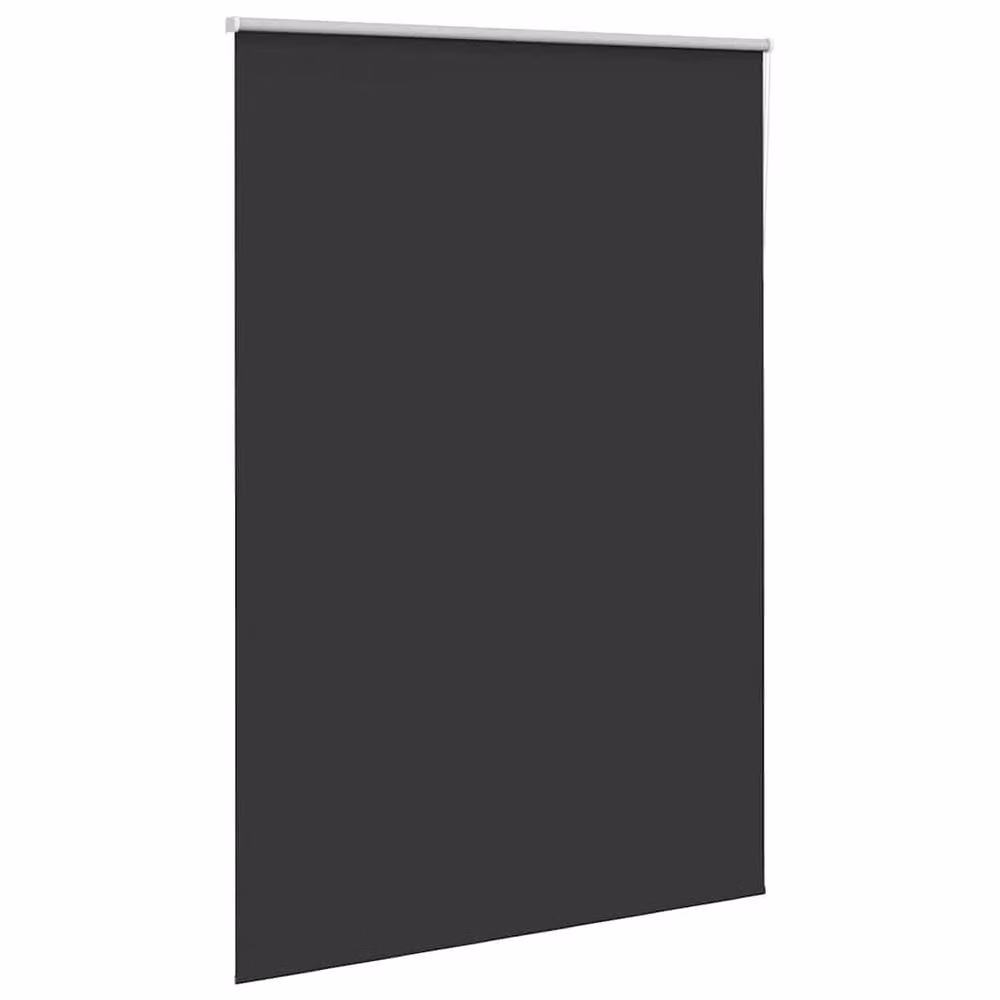 Berkfield Home Blackout Roller Blind, Black Polyester, W: 151.6 cm, H: 210 cm – 2