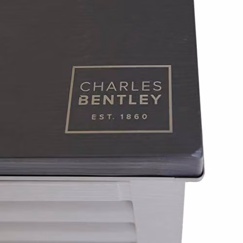 Charles Bentley Outdoor Garden Plastic Storage Box, Grey and Black, W: 109 cm, D: 54.7 cm, H: 51.3 cm – 2