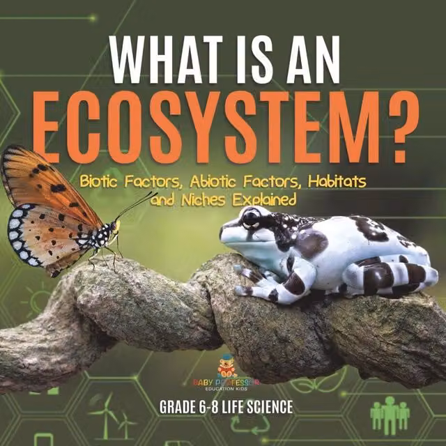 Baby Professor What is an Ecosystem? Biotic Factors, Abiotic Factors and Habitats Multicolour Paper Book