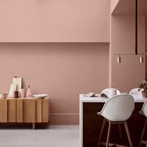 Crown EASYCLEAN Blush Pink Matt Paint Tester Pot Sample 40ml – 3