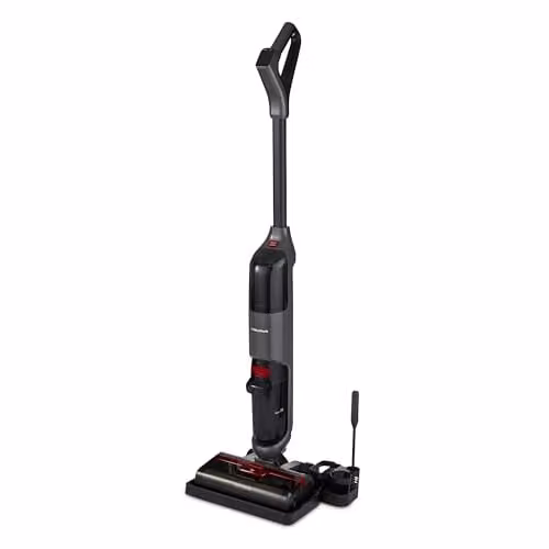 Morphy Richards MRXCOMPLETEPRO Cordless 2-in-1 Hard Floor Wet Dry Vacuum in Grey and Black with Self-Cleaning Mode and Smart LED Display
