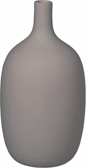 Blomus Ceola Ceramic Vase in Grey, Height: 21 cm