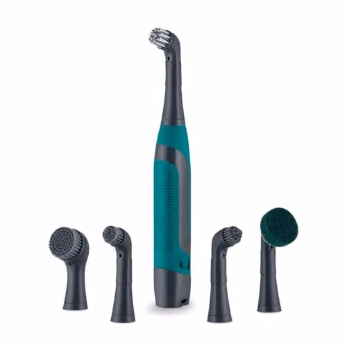 Tower Whiziwand Pro Electric Cleaning Brush in Anthracite and Petrol