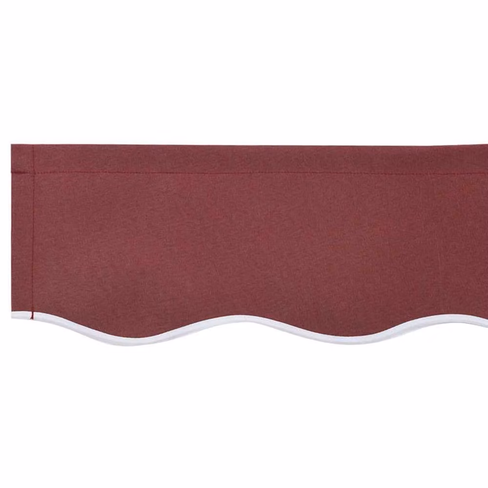 Berkfield Home Awning Valance in Burgundy, W: 230 cm, H: 20 cm – 4