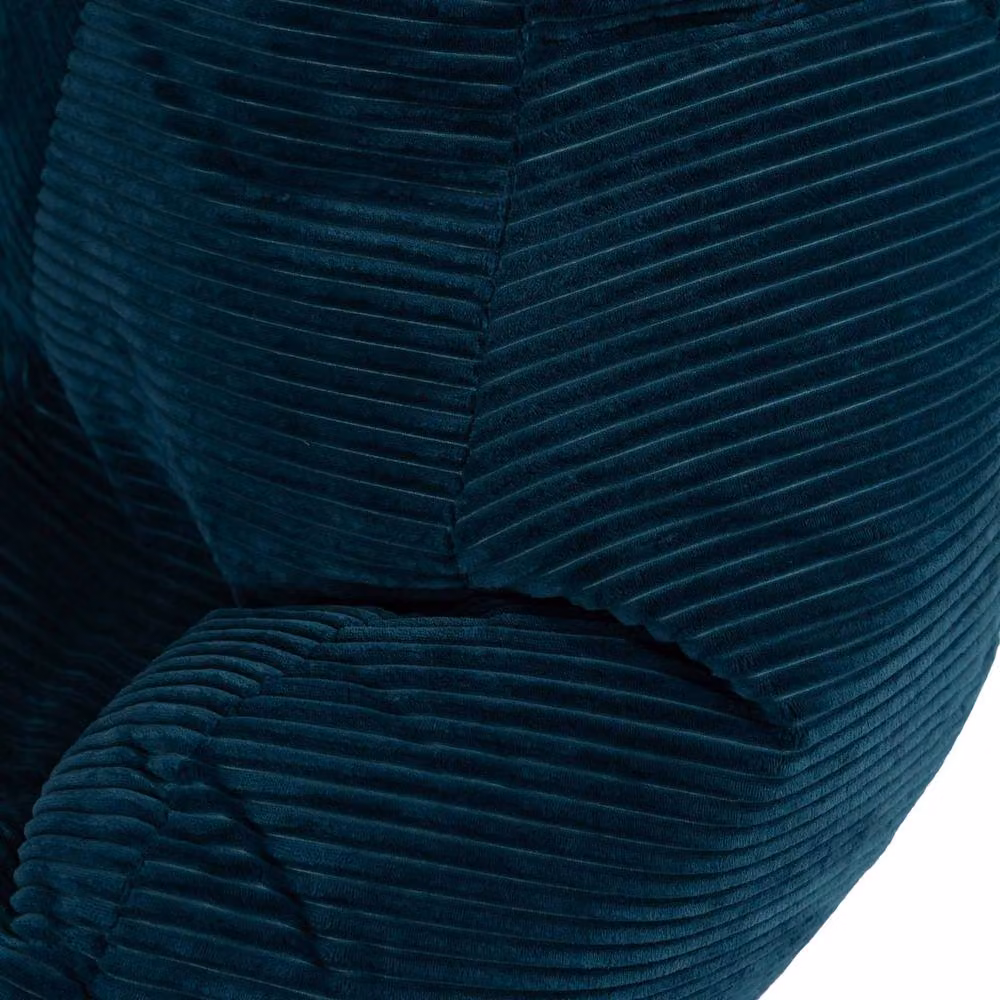 icon Dalton Corduroy Bean Bag Recliner in Petrol Blue – 4