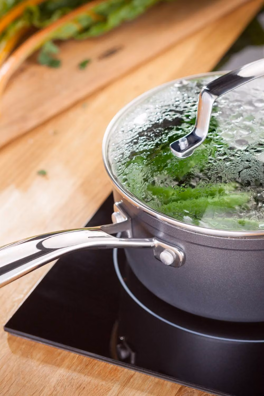 Stellar Rocktanium Non-Stick Saucepan with Glass Lid, Silver, 1.5 l, 18 cm – 2