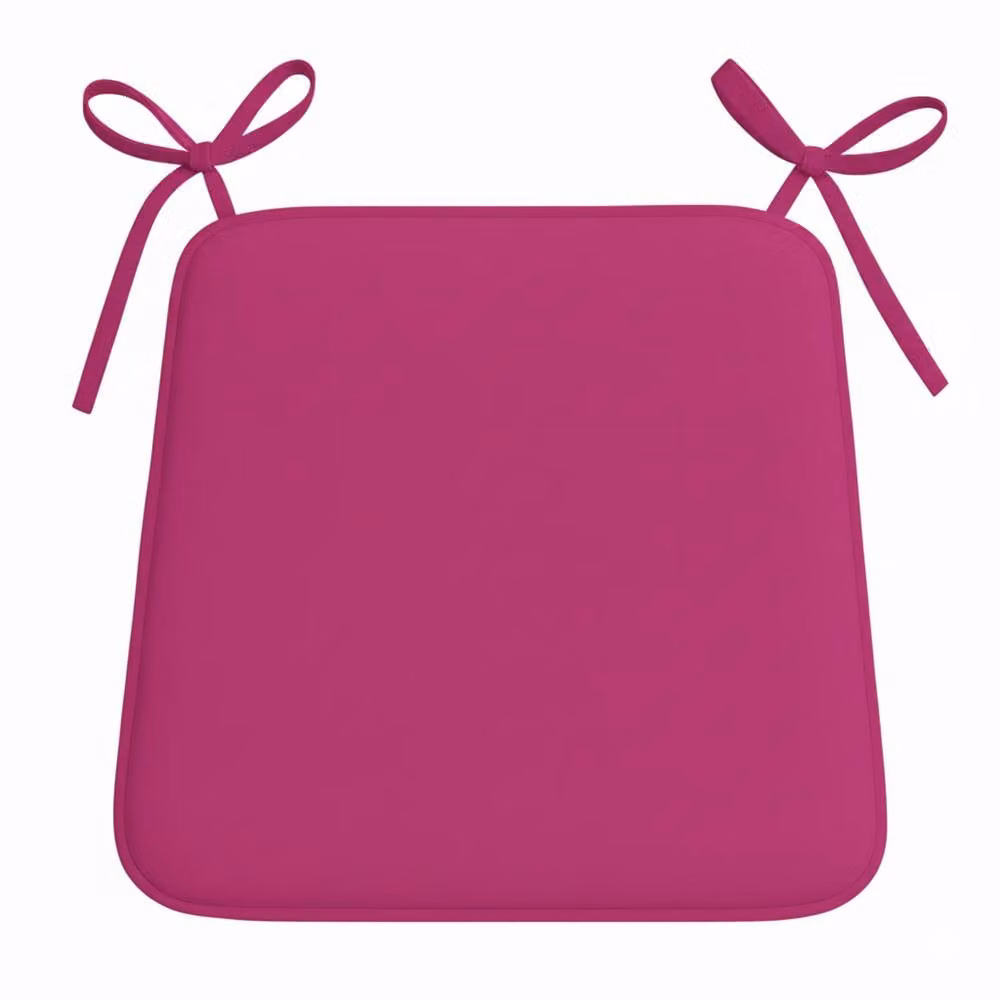 Snug City Purple Foam Seat Pad with Ties for Dining and Kitchen Chairs – 2
