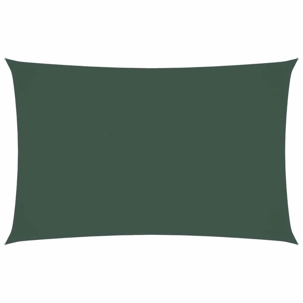Berkfield Home Rectangular Oxford Fabric Sunshade Sail in Dark Green, W: 4.5 m, D: 2 m – 1