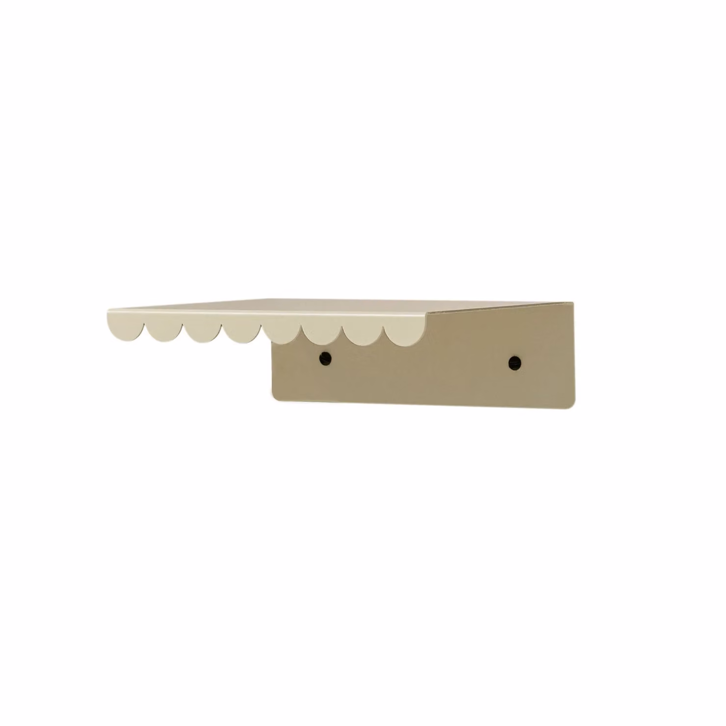Nobodinoz Lacquered Steel Small Wall Shelf in Green Tea, W/D/H: 16 x 6 x 20 cm – 2