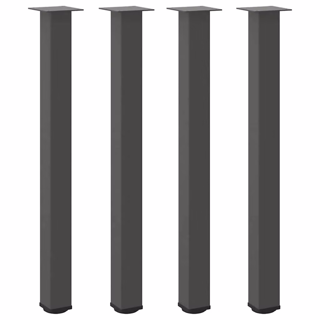 Berkfield Home Steel Coffee Table Legs, 4 Pieces, Anthracite and Black – 2
