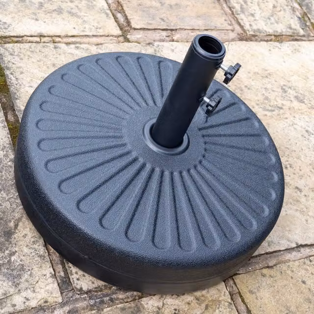 Signature Homes Gardens SHG 22L Round Parasol Water Base in Black