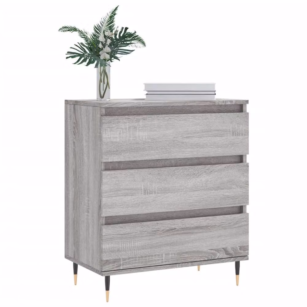 Berkfield Home Grey Sonoma Sideboard, W/D/H: 60 x 35 x 70 cm – 2