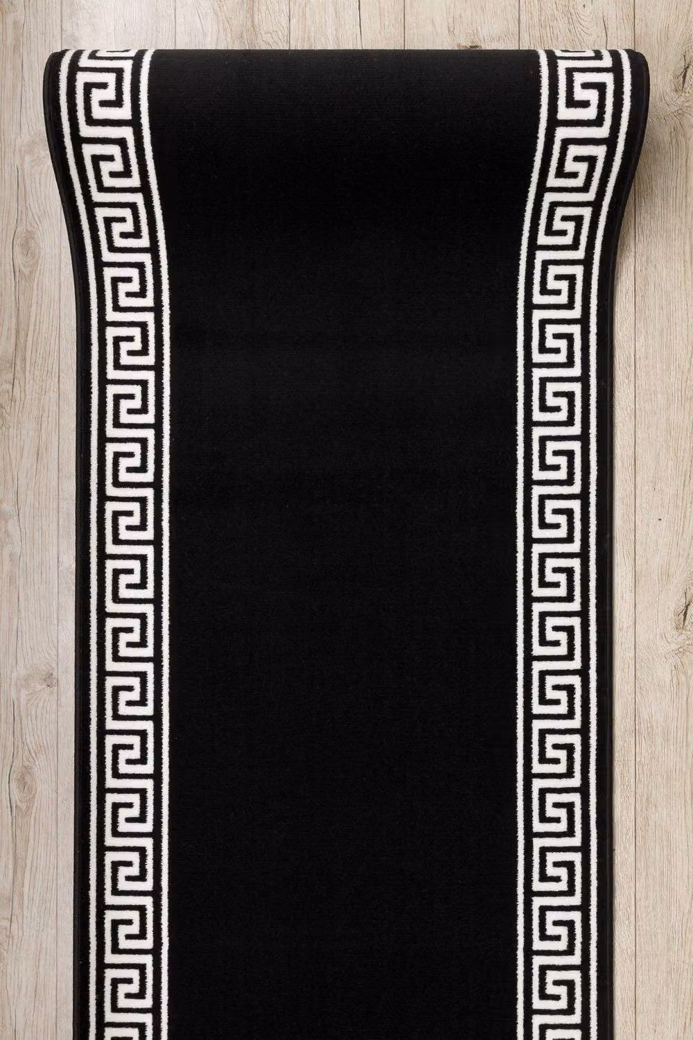 RugsX Bcf Morad Black Rectangular Runner, W: 70 cm, L: 310 cm – 4
