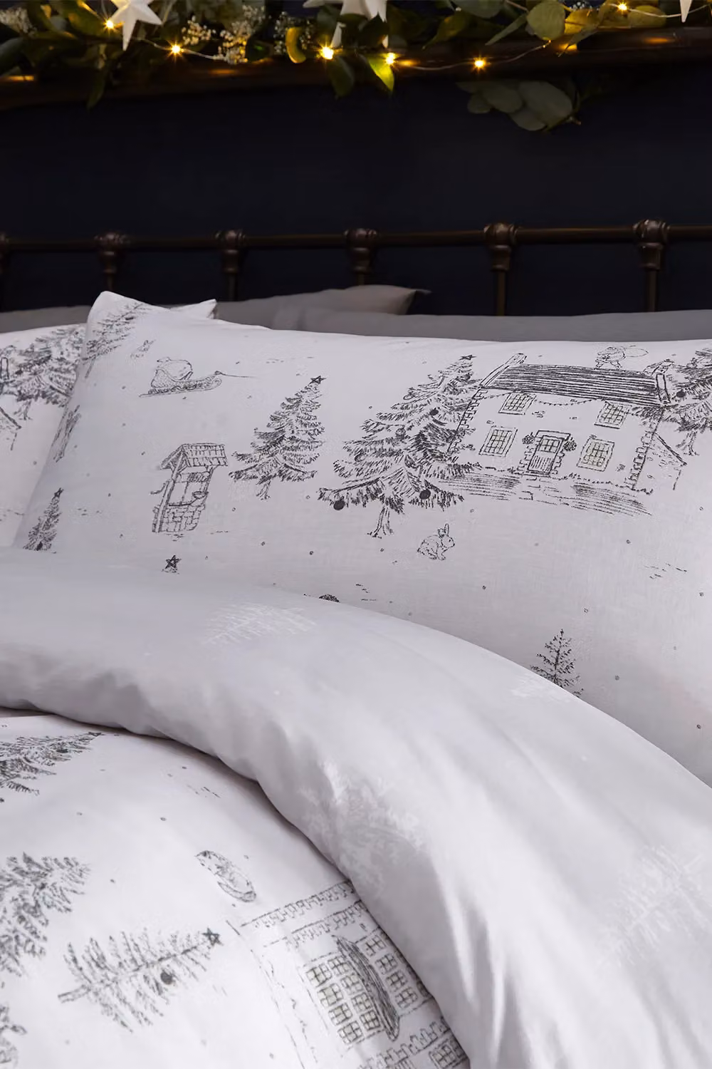 Furn Riva Home Reversible White Graphic Animal Duvet Cover Set, W/D/H: 200 x 200 cm – 2