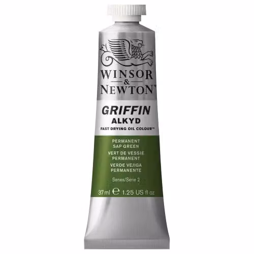 Winsor & Newton Griffin Alkyd Fast Drying Oil Colour Tube, Winsor Green Yellow Shade, 37ml