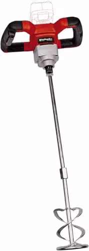 Einhell TE-MX 18 Li-Solo cordless paint and mortar mixer in red and black