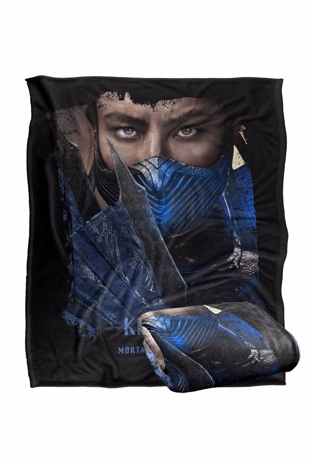 Warner Bros. Mortal Kombat 2 Kitana Portrait Extra Large Super Soft Polyester Throw Blanket in Multicolour – 2