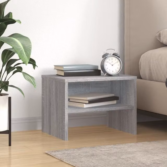 Berkfield Home Grey Sonoma Bedside Cabinet W/D/H: 40 x 30 x 30 cm – 1