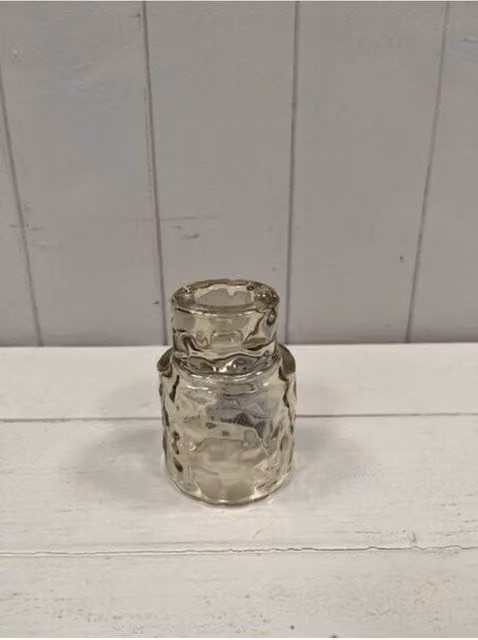 KDMD Large Smokey Brown Textured Glass Tealight Candle Holder