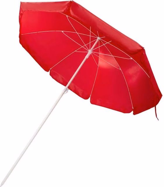 Floso Zenith Beach Stick Umbrella in Red