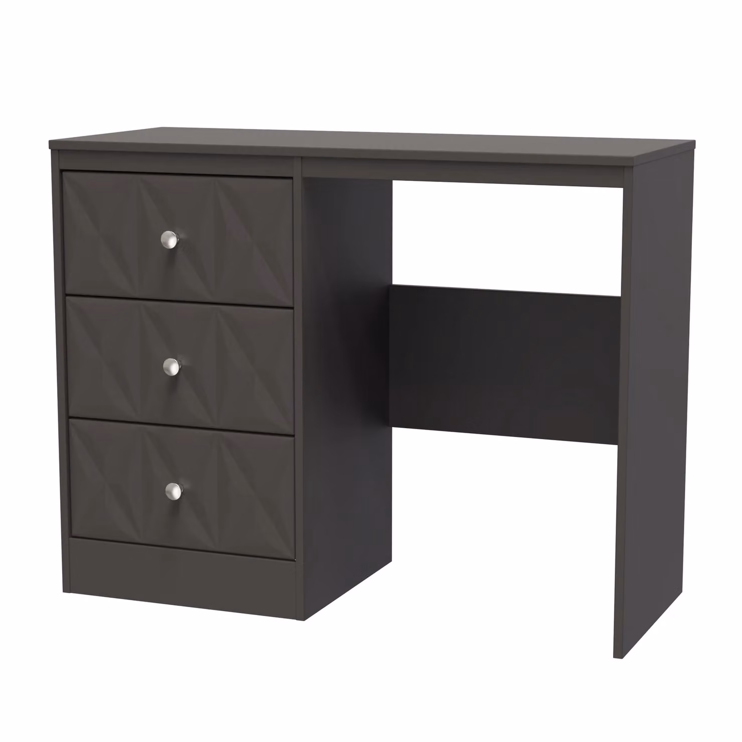 Ready Assembled 2 U Memphis 3 Drawer Vanity in Dark Grey – 2