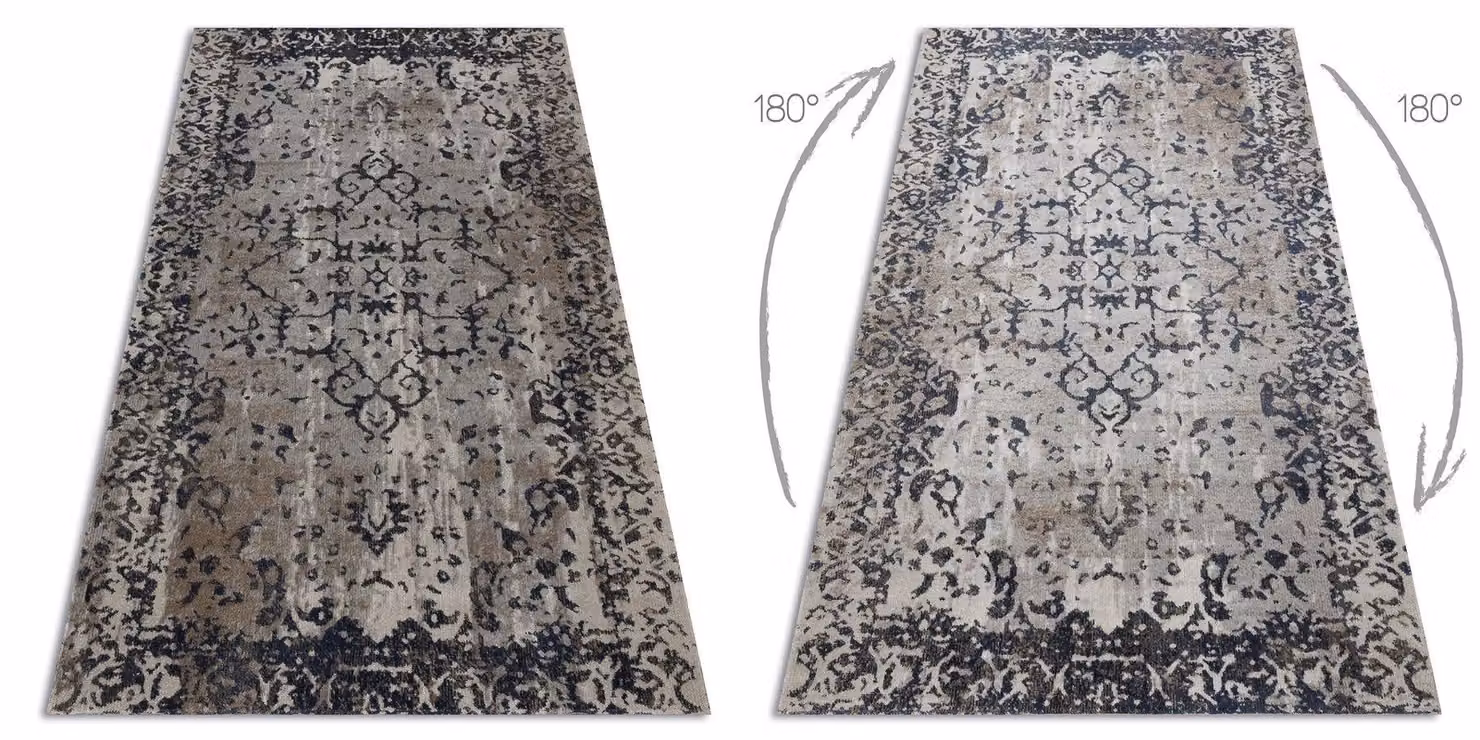 RugsX Mundo Beige Rectangular Rug, W: 140 cm, D: 190 cm – 2