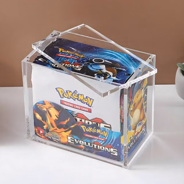 Ventryn UV Protection Acrylic Display Case for TCG Booster Box in Transparent – 1