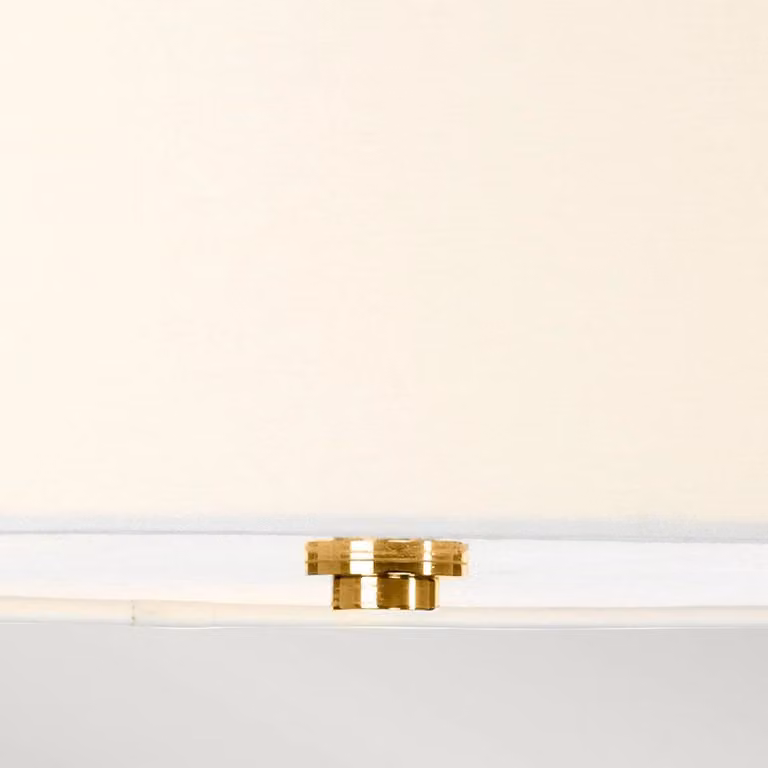 Netlighting Falmouth 3 Light Semi Flush Bathroom Ceiling Light in Gold/Brass, IP44, G9