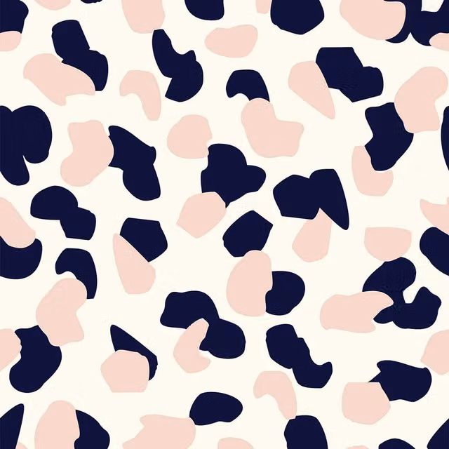 I Love Wallpaper Abstract Animal Print Wallpaper in Pink, Blue and White