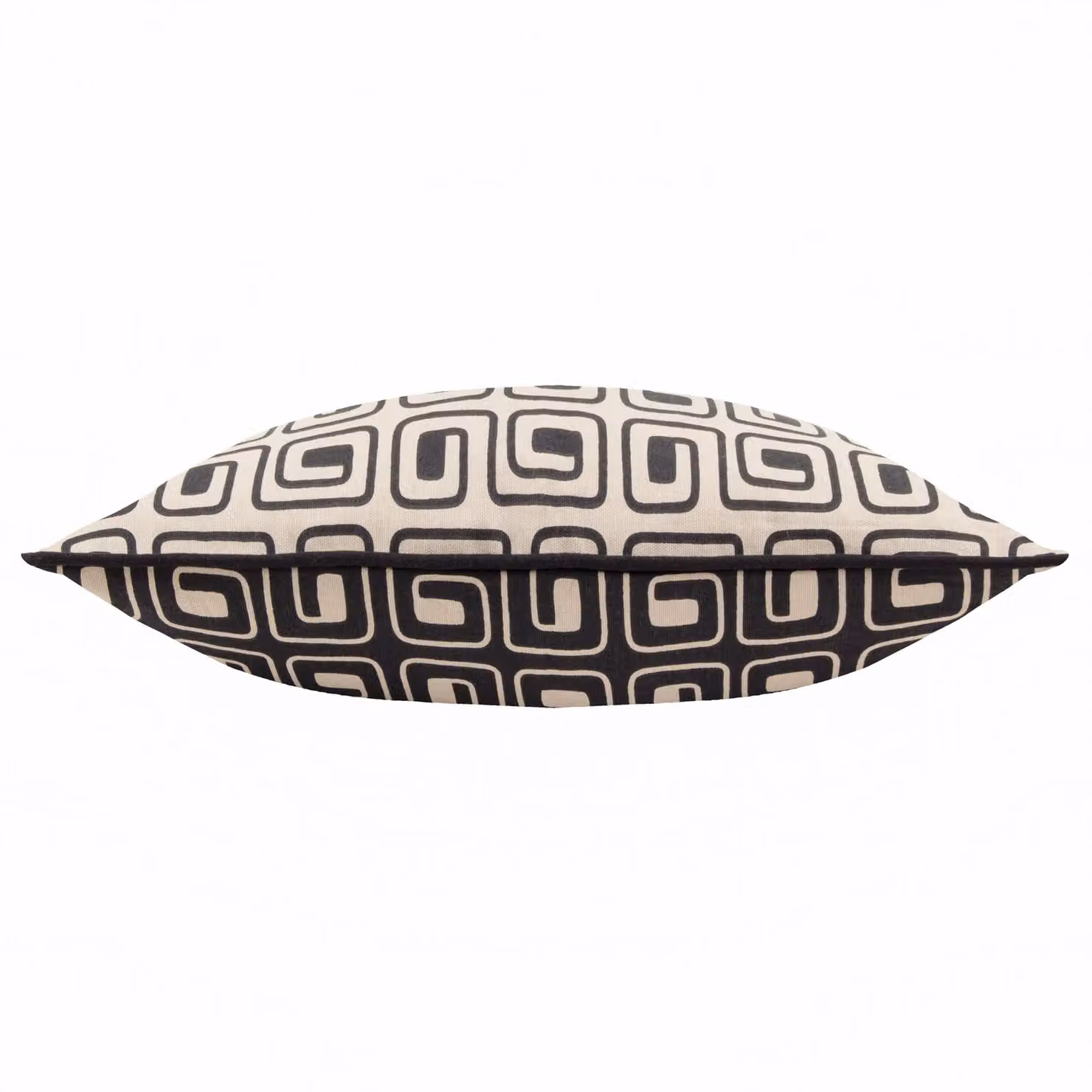 HOEM Safara Printed Black Cotton Rectangular Cushion W: 50 cm, H: 35 cm – 4