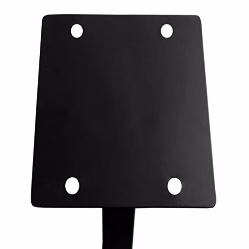 Monster Shop Royal Mail Style Iron Post Box Stand, Black, H: 105 cm, W: 28 cm, D: 20 cm – 2