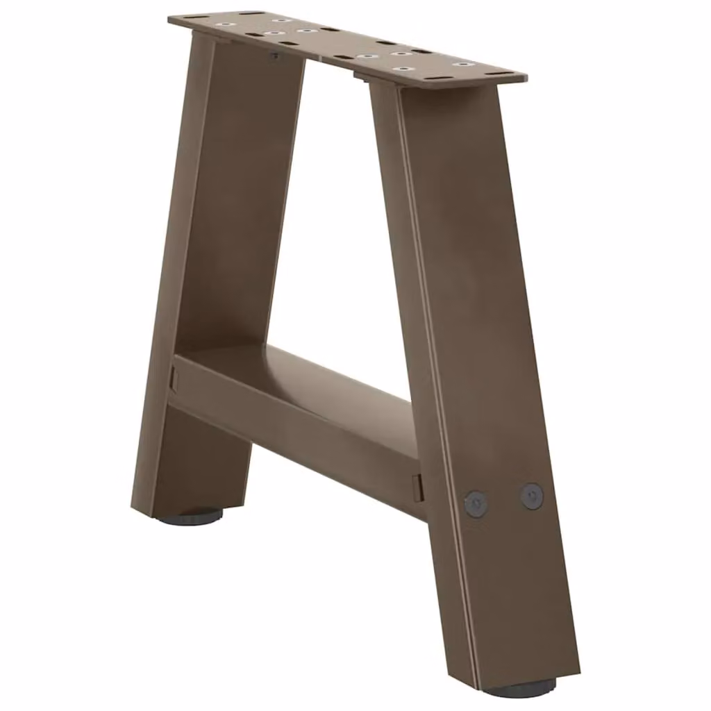 Berkfield Home A-Shaped Steel Coffee Table Legs, 2 Pieces, Black Matt, H: 40 cm x W: 31 cm x D: 30.5 cm – 3