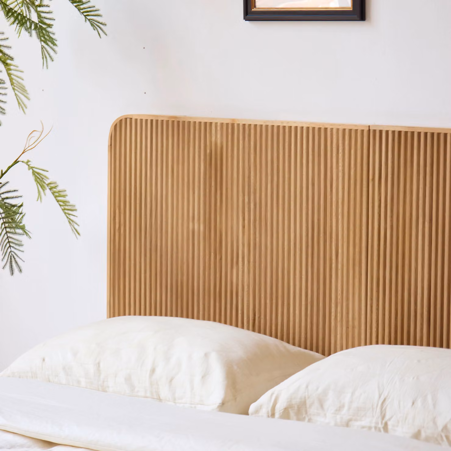 HORSENS Nordlys Scandinavian Solid Wood Headboard in Brown, 160 cm – 3