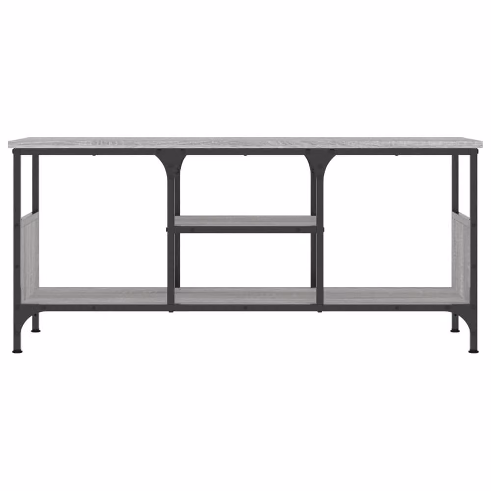 Berkfield Home Industrial TV Cabinet in Grey Sonoma, W/D/H: 100 x 35 x 45 cm – 3