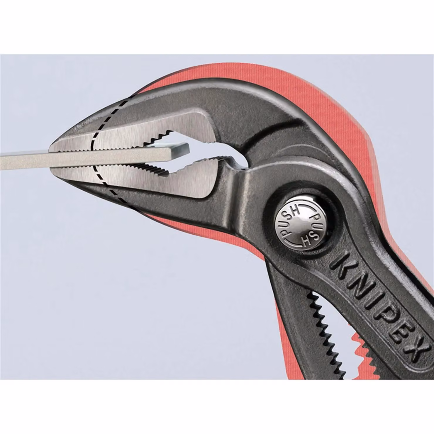 Knipex Cobra Es Extra Slim Water Pump Pliers with PVC Grip, Multicolour, Chrome Vanadium Steel – 4