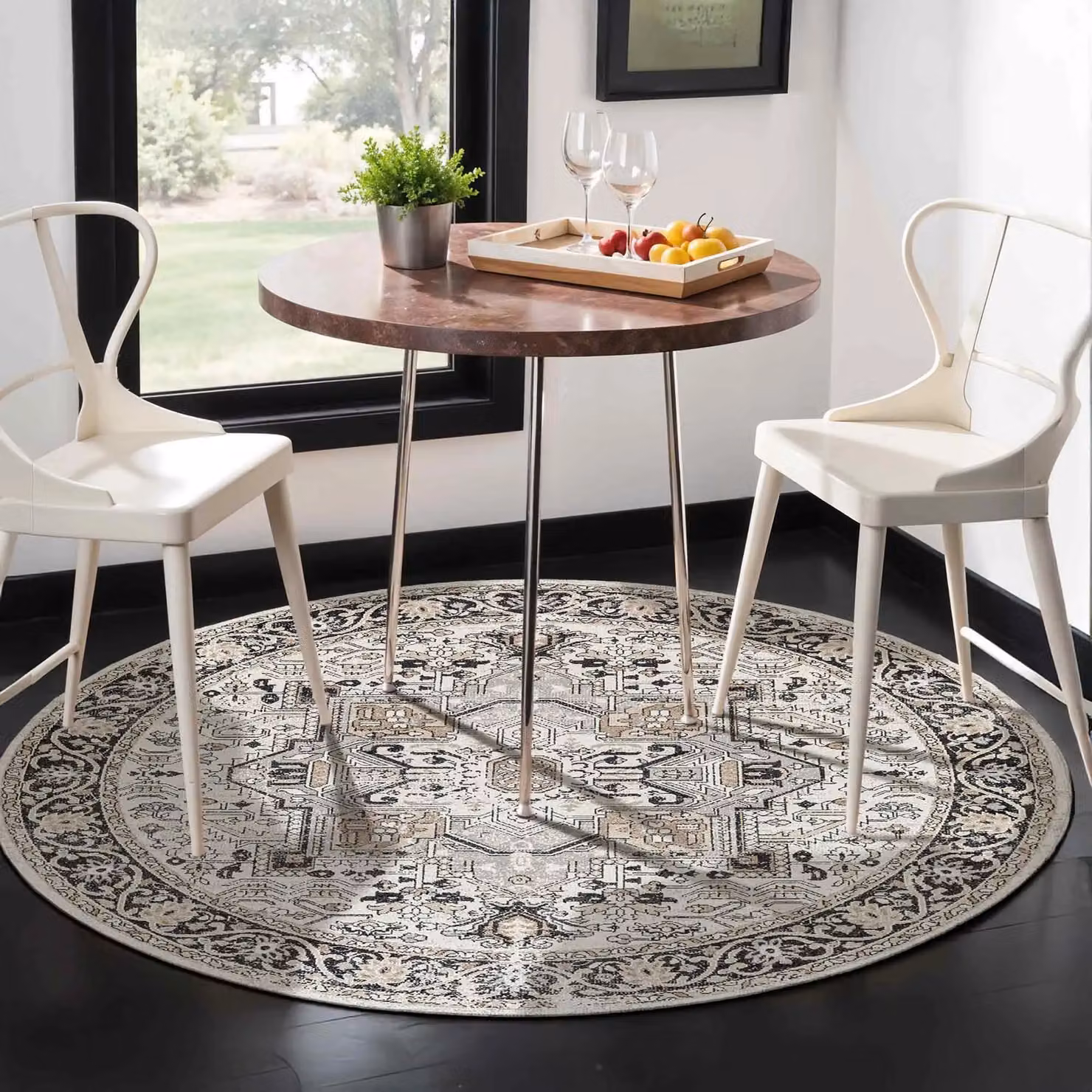Livabliss Vintage Boho Living Room Rug in Black, Beige and Grey, W/D/H: 80 x 220 cm – 7